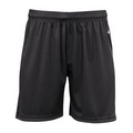 Girls' Badger "Ace" B-Core Athletic Shorts w/Contrast Hip Panel